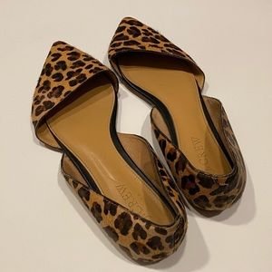 J. Crew Factory Shoes | Leopard Print Pointed Toe Flats | Size 8